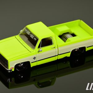 極致模型 1/64 [ Kaido House x MINI GT ] Chevrolet Silverado KAIDO Flo Yellow V1#KHMG112
