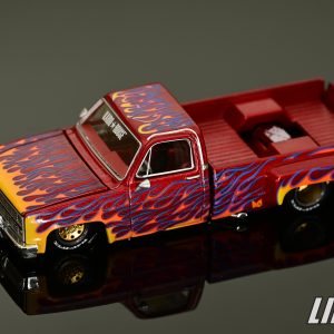 極致模型 1/64 [ Kaido House x MINI GT ] Chevrolet Silverado Dually on Fire V1#KHMG127