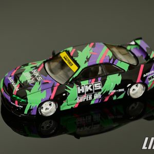 極致模型 1/64 [ Kaido House x MINI GT ] Nissan Skyline GT-R (R33) HKS V1#KHMG129