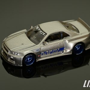 極致模型 1/64 [ Kaido House x MINI GT ] Nissan Skyline GT-R (R34) Kaido Works SHINJUKU V1#KHMG143