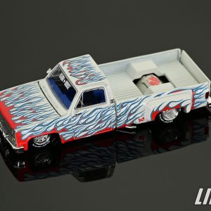 極致模型 1/64 [ Kaido House x MINI GT ] Chevrolet Silverado Dually on Fire V2 #KHMG157