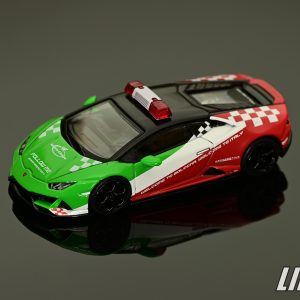 (點數更換區)極致模型 1/64  Lamborghini Huracán EVO Bologna Airport 2020 Follow-Me Car#MGT00193-L
