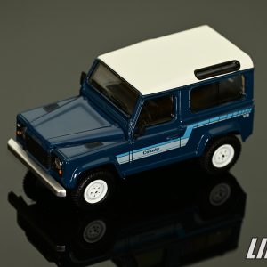 極致模型 1/64  Land Rover Defender 90 County Wagon Stratos Blue #MGT00353