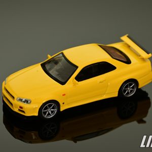 極致模型 1/64 Nissan Skyline GT-R (R34) V-Spec Lightning Yellow#MGT00762-R