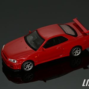 極致模型 1/64  Nissan Skyline GT-R (R34)  V-Spec Active Red#MGT00796-R