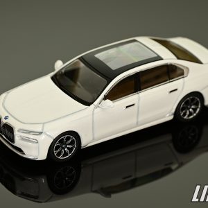 極致模型 1/64  BMW i7 xDrive60 Mineral White,LHD#MGT00819-L