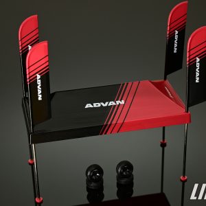 (點數更換區)極致模型 1/64  Paddock Service Tent Set - ADVAN#MGTAC20