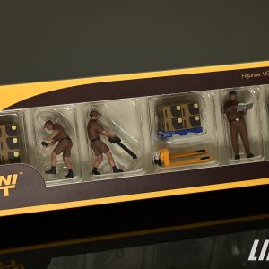 極致模型 1/64  Figurine: UPS Driver and workers#MGTAC30