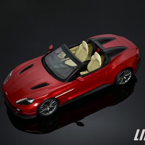 極致模型 1/18 Aston Martin Vanquish Zagato Speedster Lava Red#TS0233