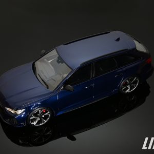 極致模型 1/18 Audi RS 6 Avant Carbon Black Navarra Blue Metallic#TS0315