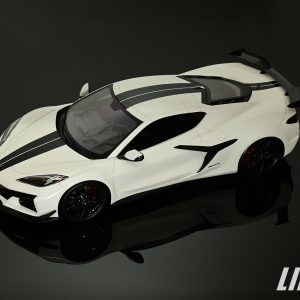 極致模型 1/18 Chevrolet Corvette Z06  2023 Arctic White#TS0427