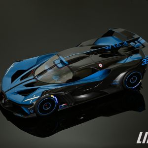 極致模型 1/18 Bugatti Bolide  Presentation#TS0434