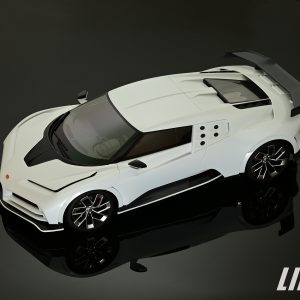 極致模型 1/18 Bugatti Centodieci White#TS0480