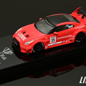 極致模型 1/43 LB-Silhouette WORKS GT NISSAN 35GT-RR Ver.1 Red/Black LBWK#TSMV0010