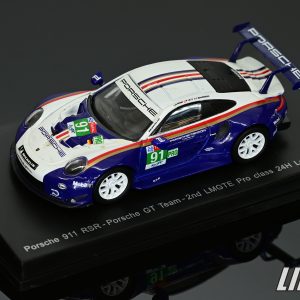 極致模型 1/64 Porsche 911 RSR No.91 Porsche GT Team 2nd LMGTE Pro class 24H Le Mans 2018 R. Lietz - G. Bruni - F. Makowiecki#Y121