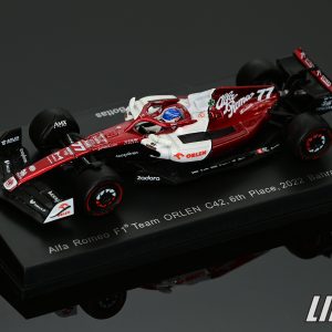 極致模型 1/64  Alfa Romeo F1 Team ORLEN C42 No.77 Alfa Romeo F1 Team ORLEN 2022 Valtteri Bottas#Y260