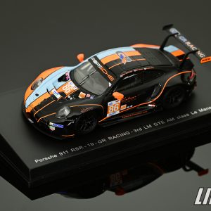 極致模型 1/64  Porsche 911 RSR - 19 No.86 GR RACING 3rd LM GTE AM class Le Mans 24H 2023 M. Wainwright - B. Barker - R. Pera #Y310