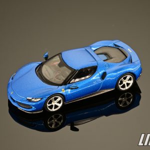 極致模型 1/64 BBR Ferrari 296 GTB Blu Corsa#BBRFER64004