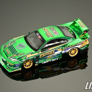 極致模型 1/64 MINI GT Nissan LB-Super Silhouette S15 SILVIA LBWK 2024 Fausto Racing#MGT00858-R