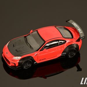 極致模型 1/64 MINI GT Toyota GR86 LB★Nation Red, LHD#MGT00885-L