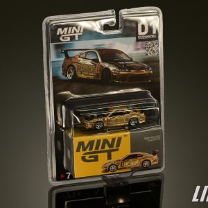 極致模型 1/64 MINI GT Nissan Silvia (S15)  Top Secret D1GP / Blister Packaging#MGT00714-BL"