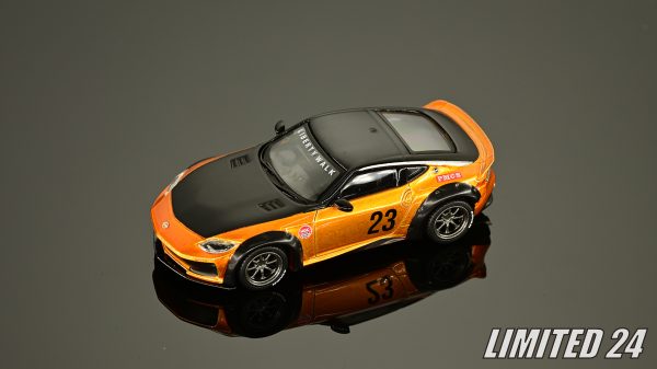 極致模型1/64 MINI GT Nissan Z LB☆NATION WORKS LB Gold#MGT00782-R