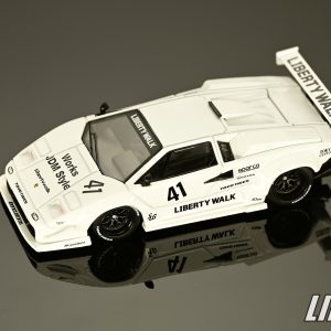 極致模型 1/64 MINI GT Lamborghini Countach LB-WORKS White 2024 Tokyo Auto Salon#MGT00966-L