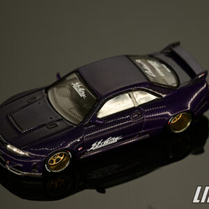 極致模型 1/64 MINI GT Nissan Skyline GT-R (R33) Active Carbon R V2#KHMG163