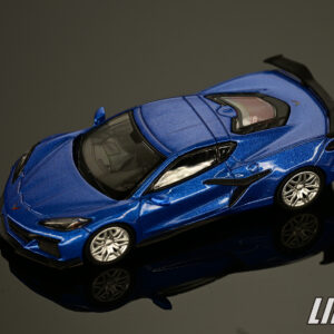 極致模型 1/64 MINI GT Chevrolet Corvette Z06 2023 Elkhart Lake Blue Metallic,LHD#MGT00892-L