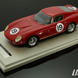 極致模型 1/18 Tecnomodel Ferrari 275 GTB-C Bridghampton 500 km 1965 ca r#19 Team NART - Drivers: G. Arents - R. Hutchinson  11° place (limit 90 pcs) #TM18-85D-