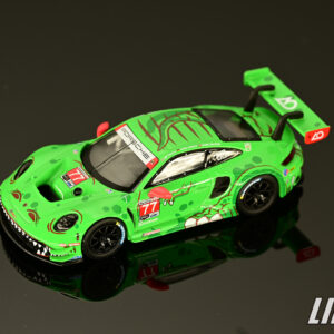(點數更換區)極致模型 1/64 MINI GT Porsche 911 GT3 R #77 AO Racing 2024 IMSA Daytona 24 Hrs GTD Pro 2nd Place#MGT00889-L