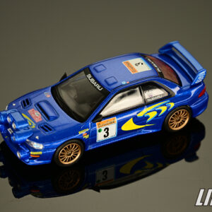 極致模型 1/64 MINI GT Subaru Impreza WRC98 1998 Rally Monte-Carlo 3rd Place #3#MGT00975-L