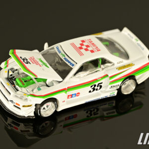 極致模型 1/64 MINI GT Nissan Skyline GT-R (R34) TAMIYA x KAIDO HOUSE "The GRASSHOPPER" V1#KHMG167