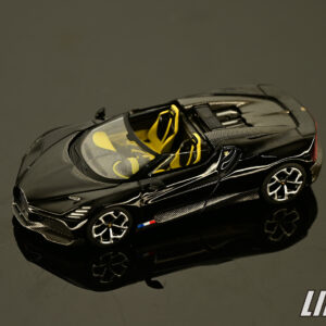 極致模型 1/64 MINI GT Bugatti W16 Mistral Black#MGT01058-L