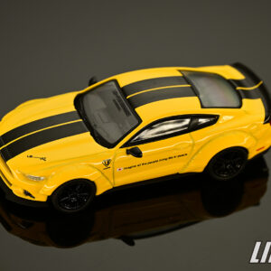 極致模型 1/64 MINI GT LB-WORKS FORD MUSTANG Triple Yellow#MGT01077-L