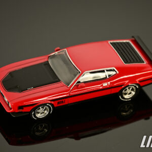 極致模型 1/64 MINI GT Ford Mustang Mach1 1971 Race Red#MGT01122-L
