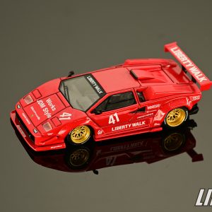 極致模型 1/64 MINI GT Lamborghini Countach LB-WORKS Red#MGT01100-L