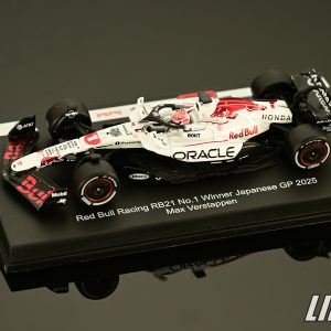 極致模型 1/64 Spark Red Bull Racing RB21 No.1 Oracle Red Bull Racing Winner Japanese GP 2025-Max Verstappen#Y441