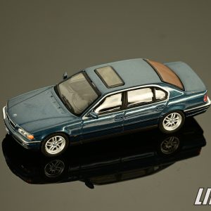 極致模型 1/64 MINI GT BMW 750IL Sorrento Blue Metallic, LHD#MGT00894-L