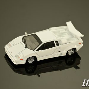 極致模型 1/64 MINI GT Lamborghini Countach 25th Anniversary White#MGT01134-L