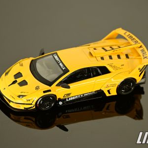 (鈦金會員)極致模型 1/64 MINI GT LB-Silhouette WORKS MURCIELAGO GT Evo Yellow #MGT01135-L