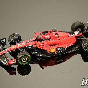 [1個帳號限購1台]極致模型 1/64 MINI GT Ferrari SF23 #16 C. Leclerc 2023 Monaco GP#BBRFER64022