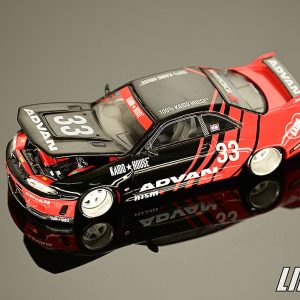 極致模型 1/64 MINI GT Nissan Skyline GT-R (R33) Kaido Works ADVAN#KHMG191