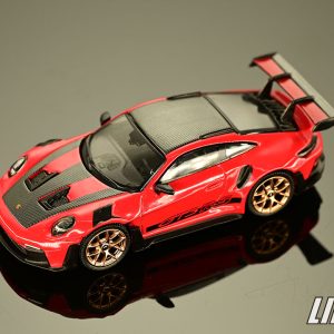 極致模型 1/64 MINI GT MGT01060-L#Porsche 911 (992) GT3 RS Weissach Package Guards Red