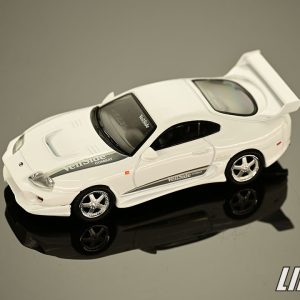 極致模型 1/64 MINI GT MGT01104-L#Toyota Supra VeilSide Combat V-I White