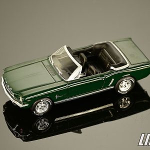 極致模型 1/64 MINI GT Ford Mustang Convertible 1964 Highland Green#MGT01166-L