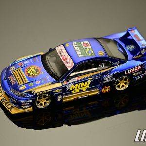 極致模型 1/64 MINI GT MGT01185-R#Nissan LB-Super Silhouette S15 SILVIA   #555 Team MINI GT Liberty Walk 2025 Formula Drift Halloween Special