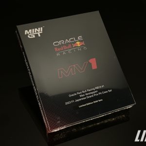 (鈦金會員) 極致模型 1/64 MINI GT MGTS0014#Oracle Red Bull Racing RB19 #1 Max Verstappen 2023 F1 2023 Japanese Grand Prix Pit Crew SetLimited Edition 5000 Sets