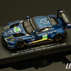 極致模型 1/64 Spark 64S072#Aston Martin Vantage AMR LMGT3 No.27 HEART OF RACING TEAM,Le Mans 24H 2025,I. James - M. Drudi - Z. Robichon