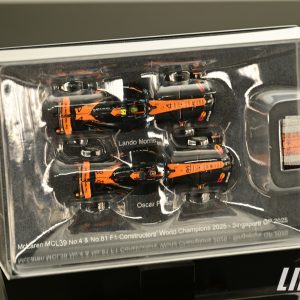 極致模型 1/64 Spark 64S084#McLaren MCL39 No.4 & No.81 Formula 1 Constructors' Champion 2025 Lando Norris & Oscar Piastri